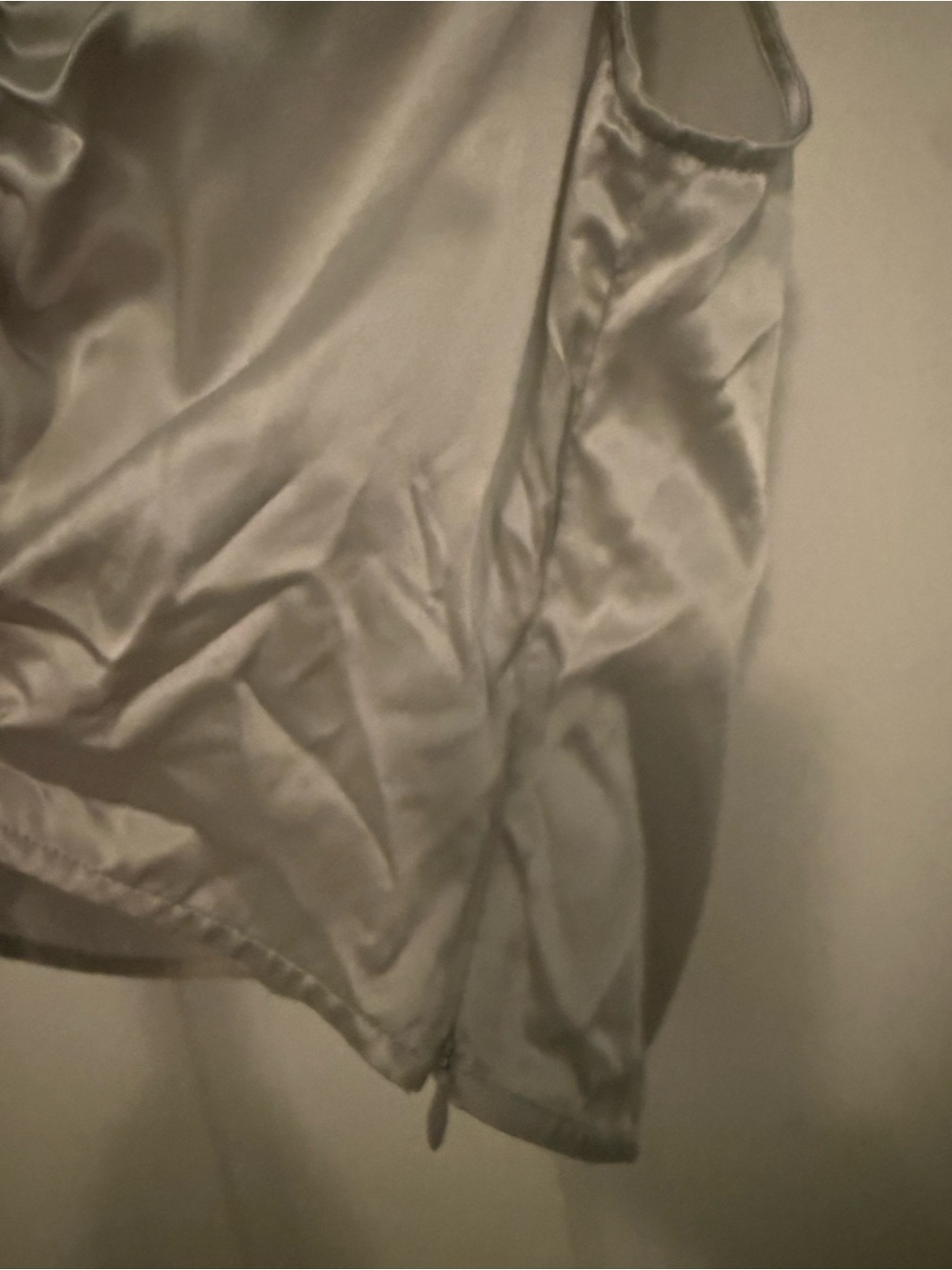 Auteur Silver Silk Sleeveless Crop Top Size XS NWT - Picture 3 of 5